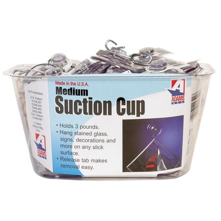 ADAMS MFG Suction Cup 80 W/Hook 1-3/4In 6500-74-3848